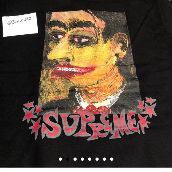 Supreme Portrait Hoodie-Black - Picture 2 of 5